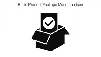 Basic Product Package Monotone Icon In Powerpoint Pptx Png And Editable Eps Format
