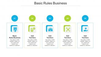 Basic Rules Business Ppt Powerpoint Presentation Outline Pictures Cpb