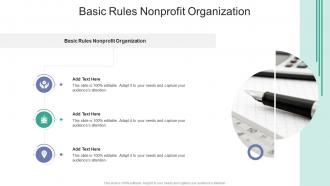 Basic Rules Nonprofit Organization In Powerpoint And Google Slides Cpb