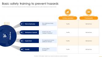 Basic Safety Training To Prevent Hazards