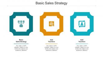 Basic Sales Strategy Ppt Powerpoint Presentation Professional Deck Cpb