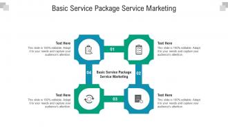Basic service package service marketing ppt powerpoint presentation model good cpb