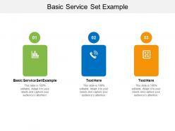 Basic service set example ppt powerpoint presentation professional background images cpb