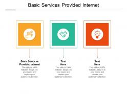 Basic services provided internet ppt powerpoint presentation slides elements cpb
