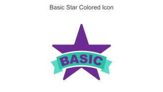 Basic Star Colored Icon In Powerpoint Pptx Png And Editable Eps Format
