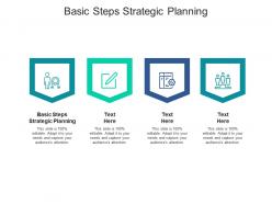 Basic steps strategic planning ppt powerpoint presentation pictures graphics template cpb