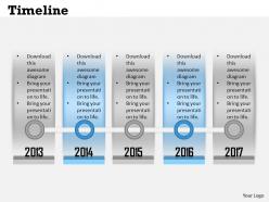 Basic timeline roadmap diagram 0114