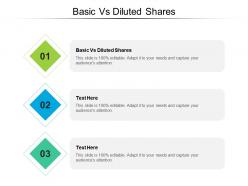 Basic vs diluted shares ppt powerpoint presentation layouts designs cpb
