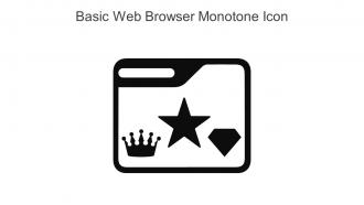 Basic Web Browser Monotone Icon In Powerpoint Pptx Png And Editable Eps Format