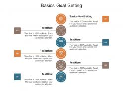 Basics goal setting ppt powerpoint presentation styles good cpb