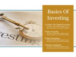 Basics of investing powerpoint layout