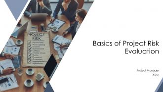 Basics Of Project Risk Evaluation PPT Structure AT Basics Of Project Risk Evaluation PPT Structure AT