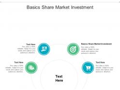 Basics share market investment ppt powerpoint presentation summary slideshow cpb