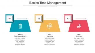 Basics Time Management Ppt Powerpoint Presentation Model Outfit Cpb