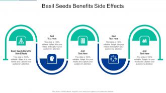 Basil Seeds Benefits Side Effects In Powerpoint And Google Slides Cpb