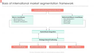 Basis Of International Market Segmentation Framework