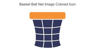 Basket Ball Net Image Colored Icon In Powerpoint Pptx Png And Editable Eps Format