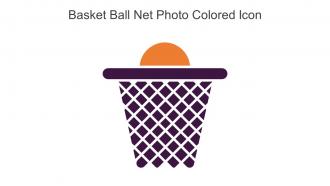 Basket Ball Net Photo Colored Icon In Powerpoint Pptx Png And Editable Eps Format