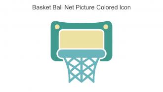 Basket Ball Net Picture Colored Icon In Powerpoint Pptx Png And Editable Eps Format