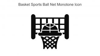 Basket Sports Ball Net Monotone Icon In Powerpoint Pptx Png And Editable Eps Format