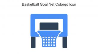 Basketball Goal Net Colored Icon In Powerpoint Pptx Png And Editable Eps Format