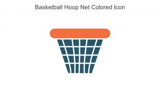 Basketball Hoop Net Colored Icon In Powerpoint Pptx Png And Editable Eps Format