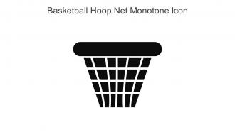 Basketball Hoop Net Monotone Icon In Powerpoint Pptx Png And Editable Eps Format