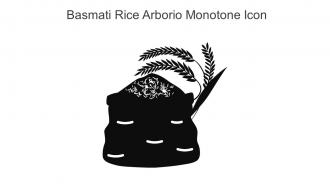 Basmati Rice Arborio Monotone Icon In Powerpoint Pptx Png And Editable Eps Format