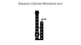 Bassoon Clarinet Monotone Icon In Powerpoint Pptx Png And Editable Eps Format