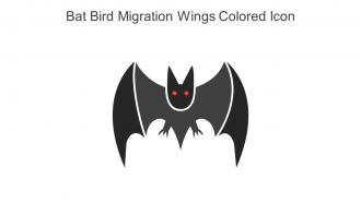 Bat Bird Migration Wings Colored Icon In Powerpoint Pptx Png And Editable Eps Format