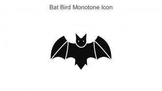 Bat Bird Monotone Icon In Powerpoint Pptx Png And Editable Eps Format