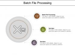 Batch file processing ppt powerpoint presentation infographic template graphics cpb