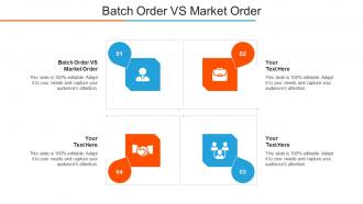 Batch Order Vs Market Order Ppt Powerpoint Presentation Inspiration Layout Ideas Cpb