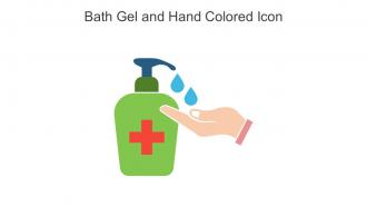 Bath Gel And Hand Colored Icon In Powerpoint Pptx Png And Editable Eps Format