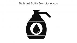Bath Jell Bottle Monotone Icon In Powerpoint Pptx Png And Editable Eps Format