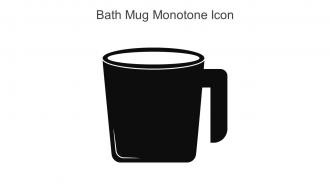Bath Mug Monotone Icon In Powerpoint Pptx Png And Editable Eps Format