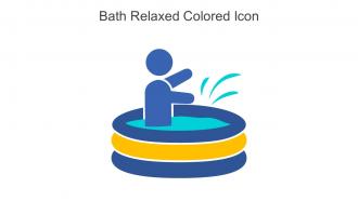 Bath Relaxed Colored Icon In Powerpoint Pptx Png And Editable Eps Format