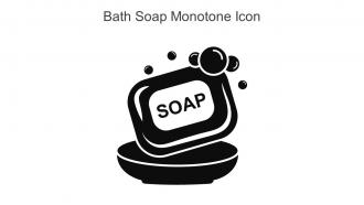 Bath Soap Monotone Icon In Powerpoint Pptx Png And Editable Eps Format