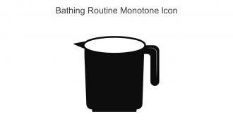 Bathing Routine Monotone Icon In Powerpoint Pptx Png And Editable Eps Format