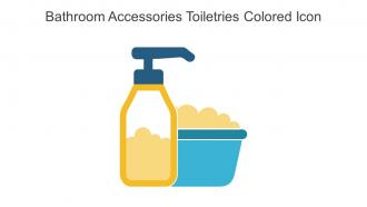 Bathroom Accessories Toiletries Colored Icon In Powerpoint Pptx Png And Editable Eps Format