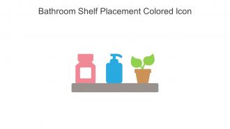 Bathroom Shelf Placement Colored Icon In Powerpoint Pptx Png And Editable Eps Format