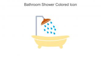 Bathroom Shower Colored Icon In Powerpoint Pptx Png And Editable Eps Format