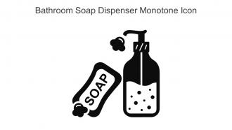 Bathroom Soap Dispenser Monotone Icon In Powerpoint Pptx Png And Editable Eps Format