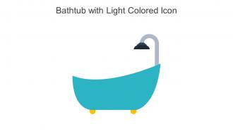 Bathtub With Light Colored Icon In Powerpoint Pptx Png And Editable Eps Format