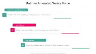 Batman Animated Series Voice In Powerpoint And Google Slides Cpb