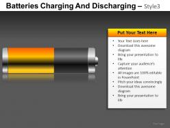 Batteries charging 3 powerpoint presentation slides db