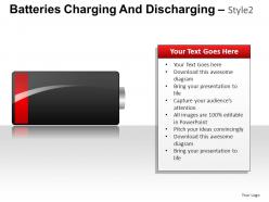 Batteries charging style 2 powerpoint presentation slides
