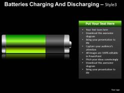 Batteries charging style 3 powerpoint presentation slides