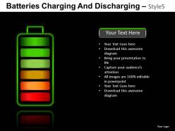 Batteries charging style 5 powerpoint presentation slides