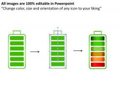 Batteries charging style 5 powerpoint presentation slides